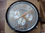 Replica Montblanc TimeWalker Wall Clock - Black Case Gray Dial